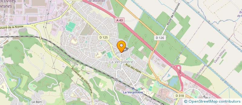 localisation de l'entreprise 482 618 279   LA VERPILLIERE