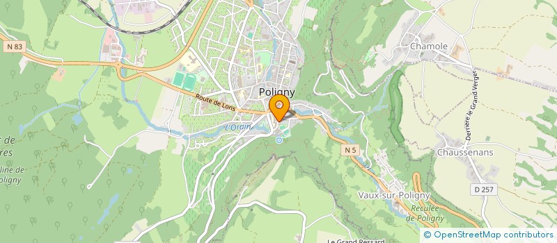 localisation de l'entreprise 482 639 978   POLIGNY