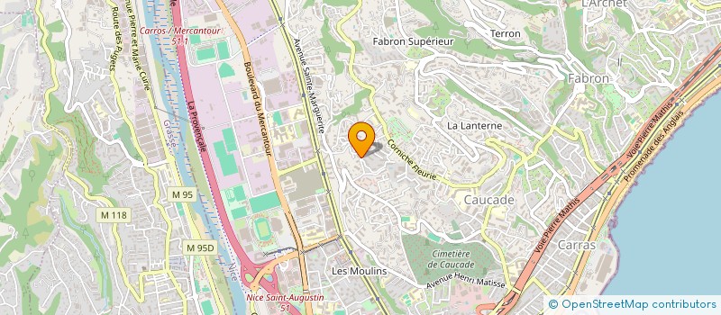 localisation de l'entreprise 482 721 669   NICE