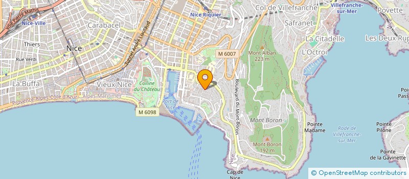 localisation de l'entreprise 482 865 623 à NICE