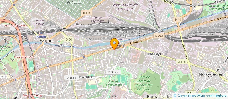 localisation de l'entreprise 482 912 342 à PANTIN