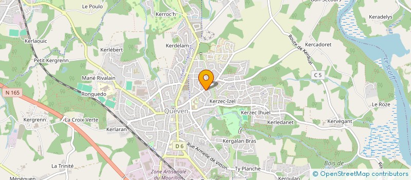 localisation de l'entreprise 482 935 038   QUEVEN