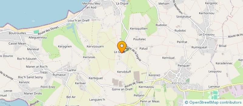 localisation de l'entreprise 482 999 422   KERLOUAN