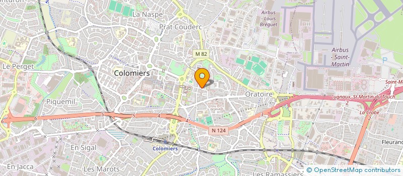 localisation de l'entreprise 483 049 086 à COLOMIERS