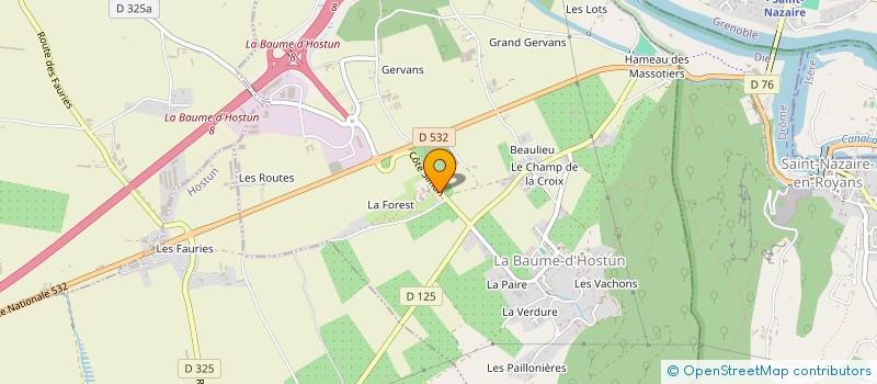 localisation de l'entreprise 483 095 428 à ROMANS-SUR-ISERE