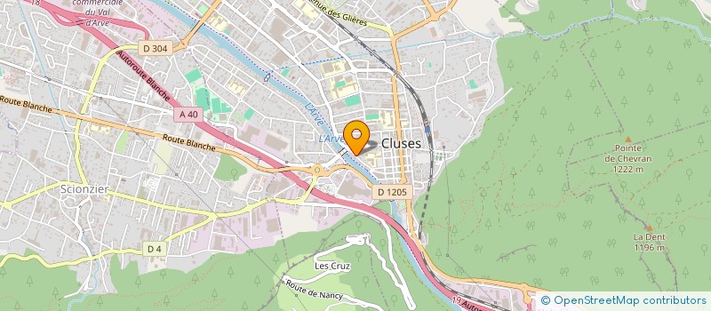 localisation de l'entreprise 483 167 300 à CLUSES