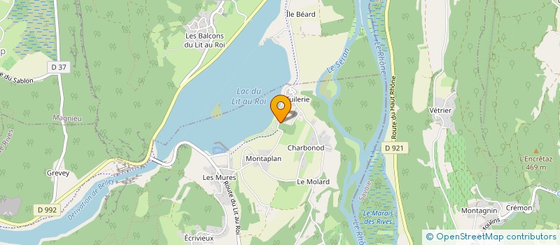 localisation de l'entreprise 483 168 100 à MASSIGNIEU-DE-RIVES