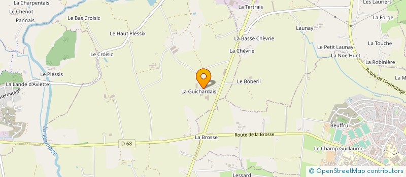 localisation de l'entreprise 483 197 323   MORDELLES