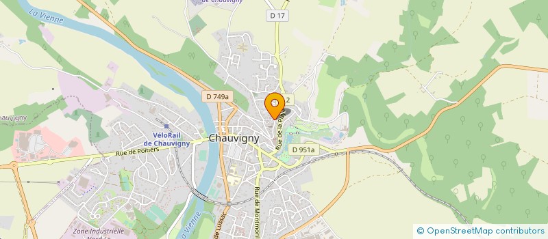 localisation de l'entreprise 483 222 683   CHAUVIGNY