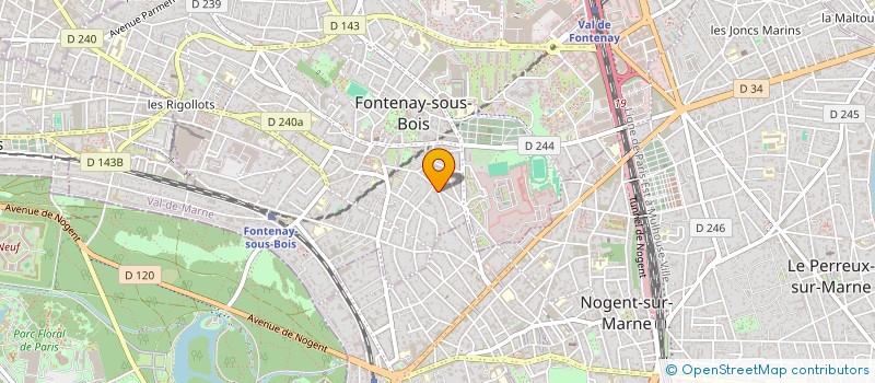 localisation de l'entreprise 483 241 808 à FONTENAY-SOUS-BOIS