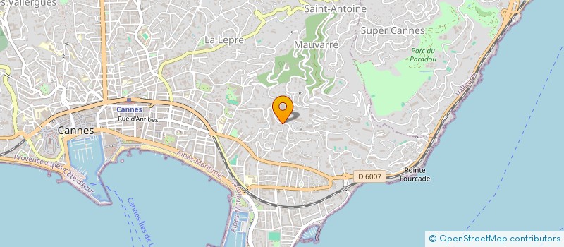 localisation de l'entreprise 483 284 493 à ANTIBES