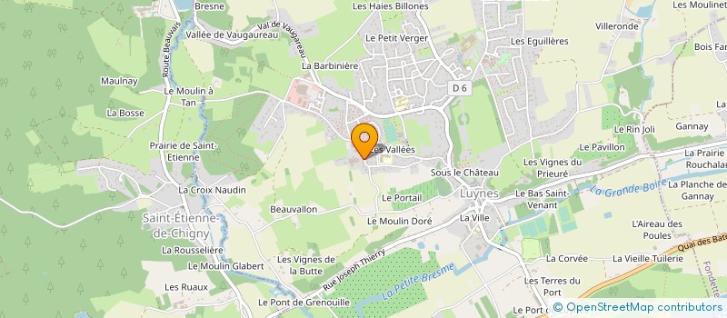 localisation de l'entreprise 483 331 435 à SAINT-CYR-SUR-LOIRE