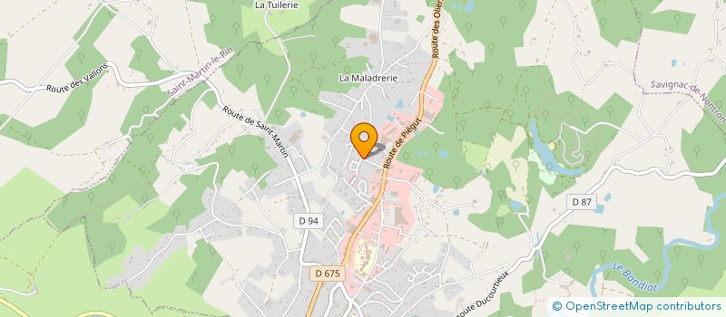 localisation de l'entreprise 483 360 061   NONTRON