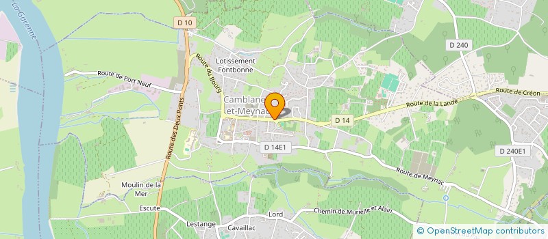 localisation de l'entreprise 483 373 908   CADAUJAC