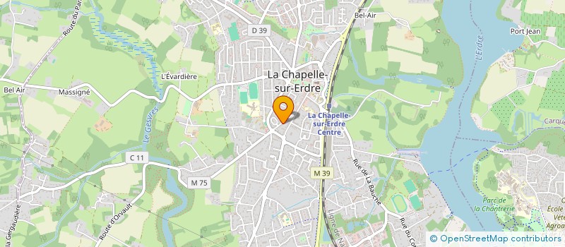 localisation de l'entreprise 483 441 804   LA CHAPELLE-SUR-ERDRE