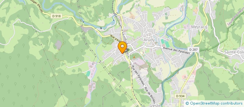 localisation de l'entreprise 483 449 203   LOUVIE-JUZON