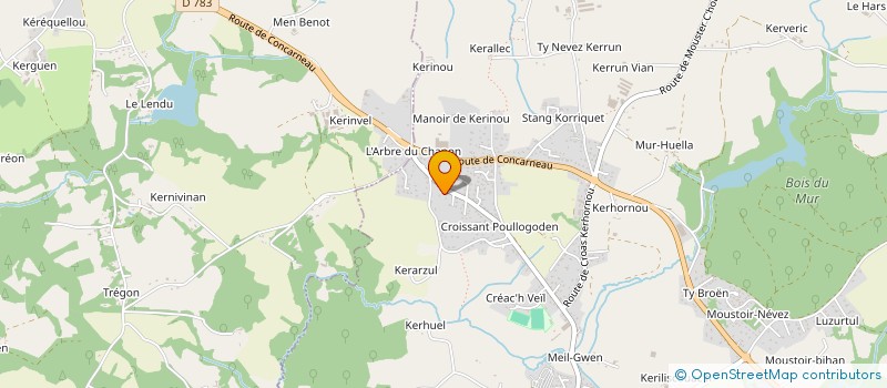 localisation de l'entreprise 483 492 369   SAINT-EVARZEC