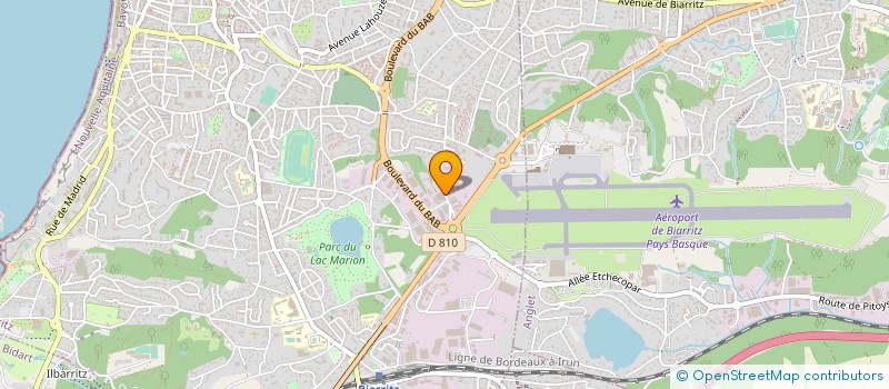 localisation de l'entreprise 483 501 607   BIARRITZ