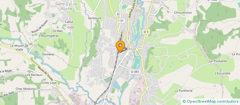 localisation de l'entreprise 483 545 406   OBJAT