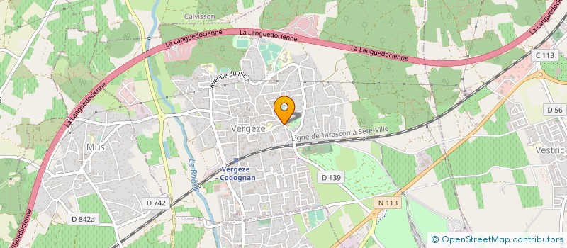 localisation de l'entreprise 483 570 123   VERGEZE