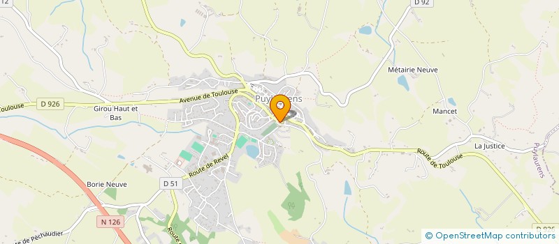 localisation de l'entreprise 483 588 075   LA SALVETAT-SUR-AGOUT