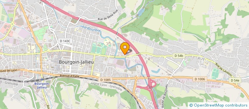 localisation de l'entreprise 483 601 456   BOURGOIN-JALLIEU