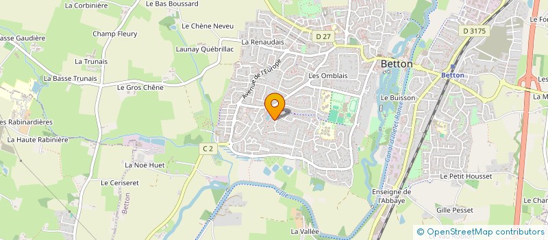 localisation de l'entreprise 483 608 360   BETTON