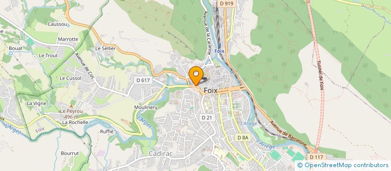 localisation de l'entreprise 483 663 084 à FOIX