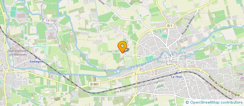 localisation de l'entreprise 483 701 405   LE THOR