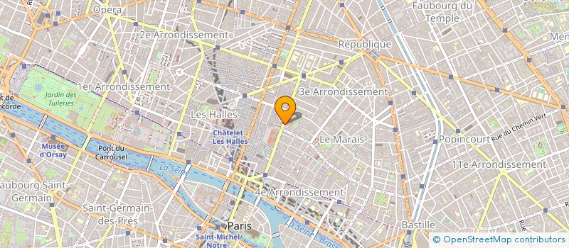 localisation de l'entreprise 483 727 780   PARIS