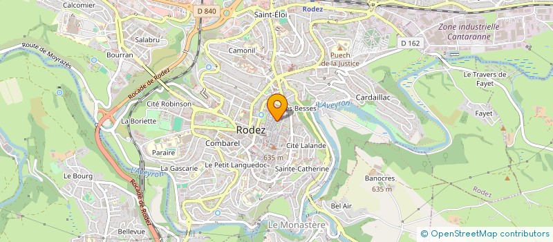 localisation de l'entreprise 483 738 001 à RODEZ