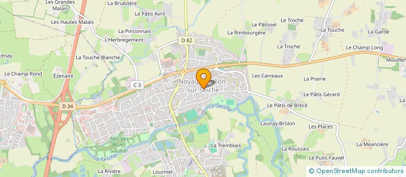 localisation de l'entreprise 483 924 478   ORGERES