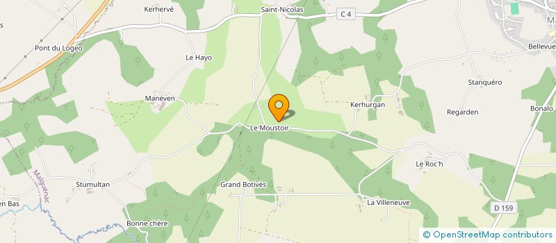 localisation de l'entreprise 484 015 235 à PONTIVY