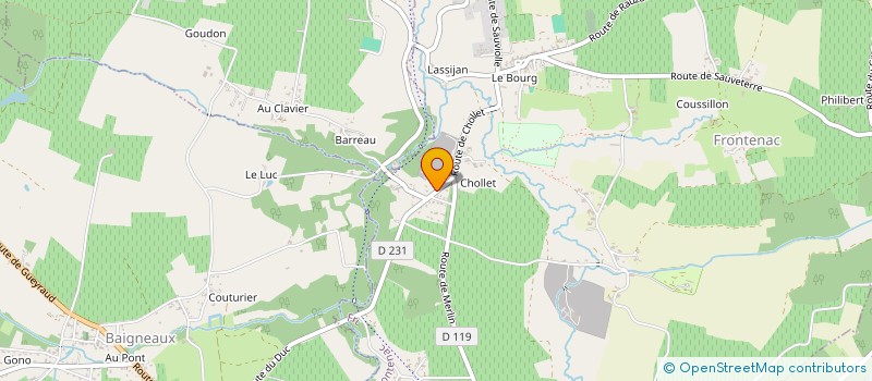 localisation de l'entreprise 484 016 738   FRONTENAC