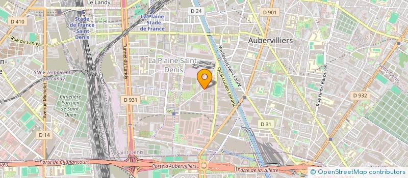 localisation de l'entreprise 484 045 240   AUBERVILLIERS