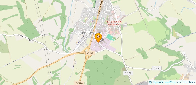 localisation de l'entreprise 484 057 682 à SAINTS-GEOSMES