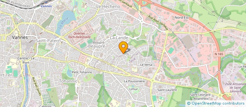 localisation de l'entreprise 484 076 443   VANNES