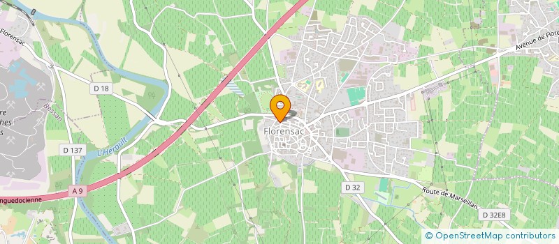 localisation de l'entreprise 484 079 389   FLORENSAC