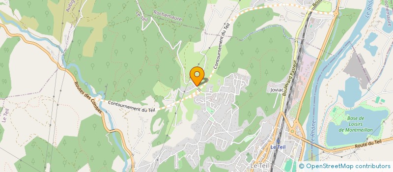localisation de l'entreprise 484 099 536 à ROCHEMAURE