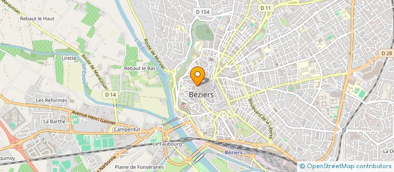 localisation de l'entreprise 484 123 641   BEZIERS