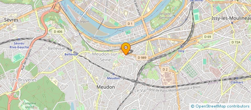 localisation de l'entreprise 484 167 382 à MEUDON