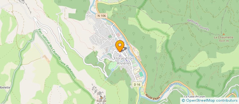localisation de l'entreprise 484 406 459   FLORAC TROIS RIVIERES