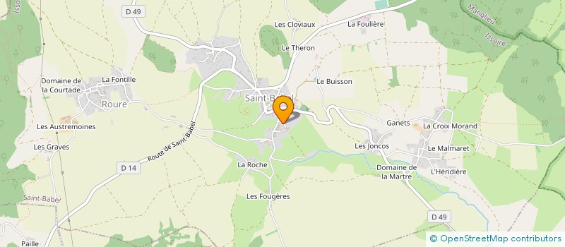 localisation de l'entreprise 484 556 477   SAINT-BABEL