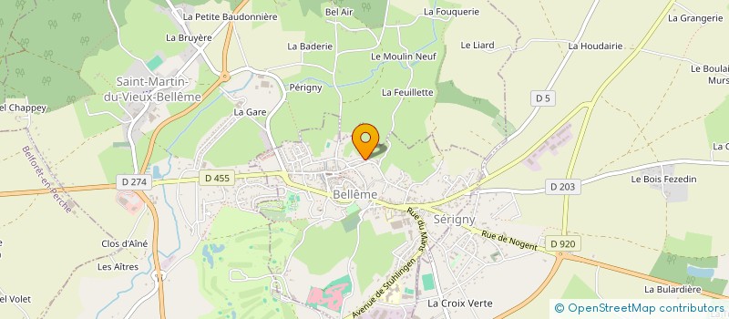 localisation de l'entreprise 484 564 596 à BELLEME