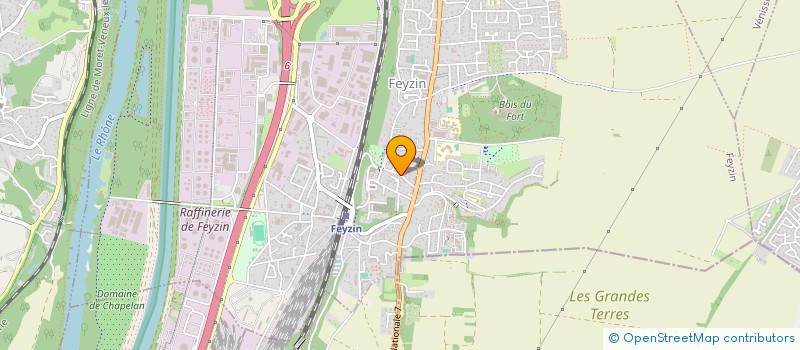 localisation de l'entreprise 484 588 439 à FEYZIN