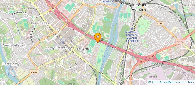 localisation de l'entreprise 484 598 255   CERGY