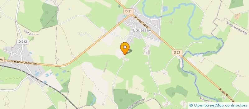 localisation de l'entreprise 484 615 364   BOUESSAY