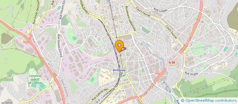 localisation de l'entreprise 484 636 899   SAINT-ETIENNE