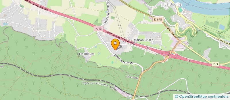 localisation de l'entreprise 484 663 745   SAINT-OUEN-DE-THOUBERVILLE