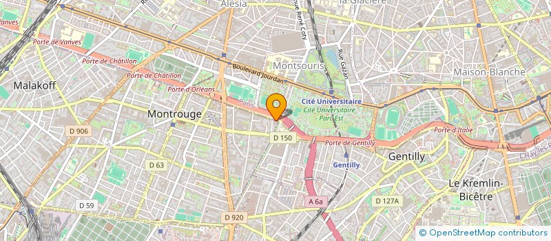 localisation de l'entreprise 484 733 886   MONTROUGE